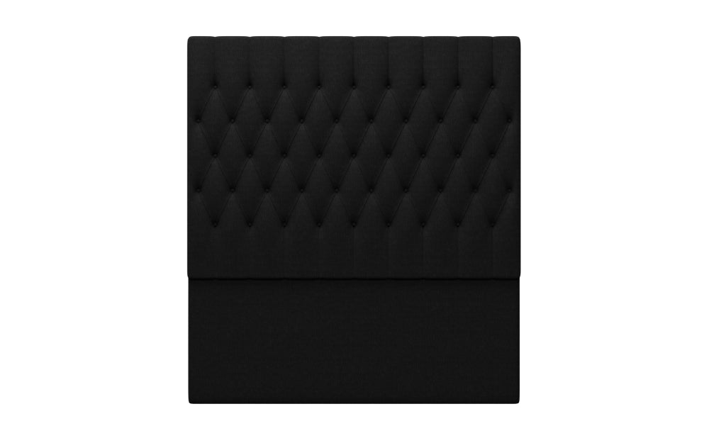 Riveria DB Headboard 66" High in Graceland Charcoal