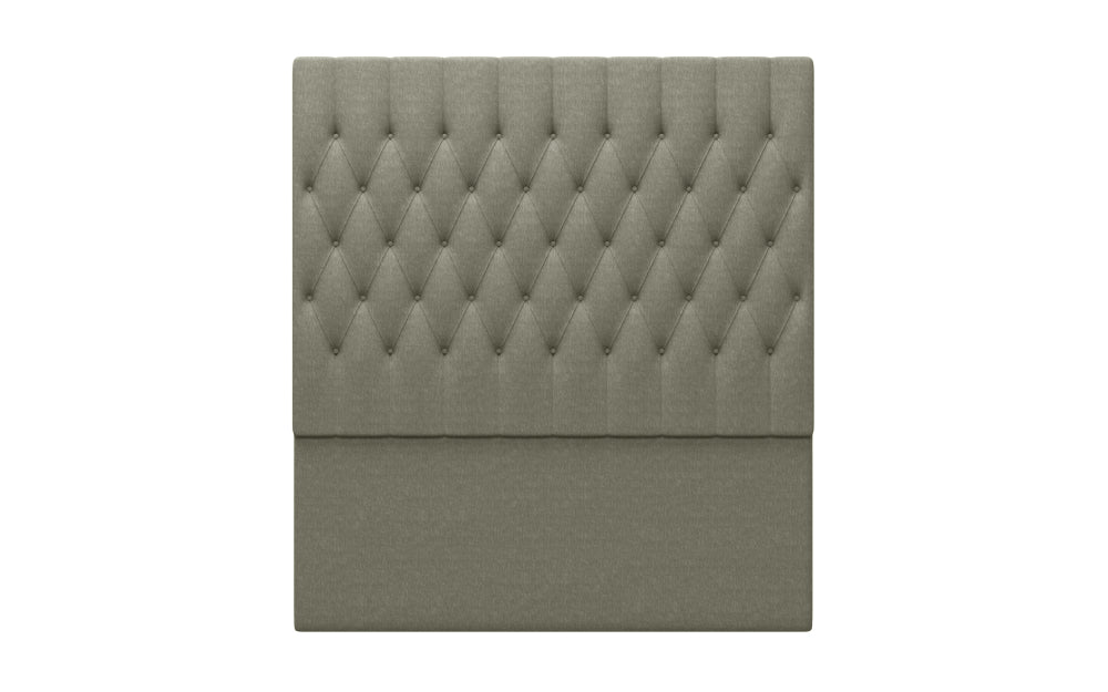 Riveria DB Headboard 66" High in Graceland Silver