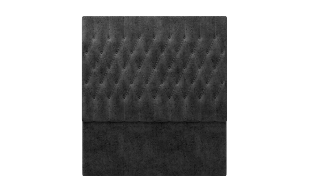 Riveria DB Headboard 66" High in Marble Gunmetal