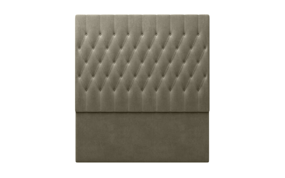 Riveria DB Headboard 66" High in Plush Velvet Slate
