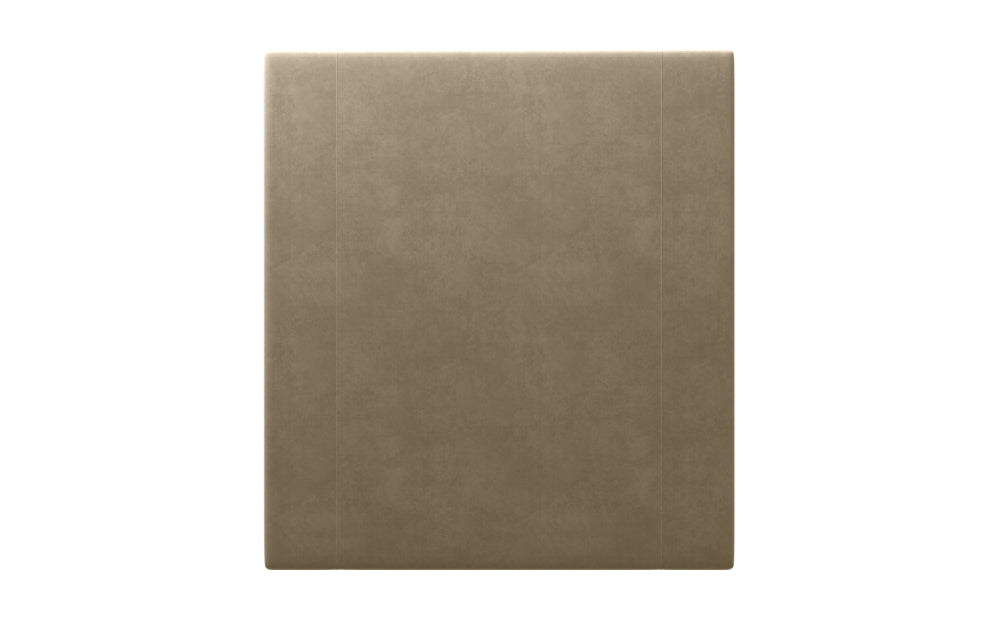 Riviera Headboard 66" High in Plush Velvet Platinum