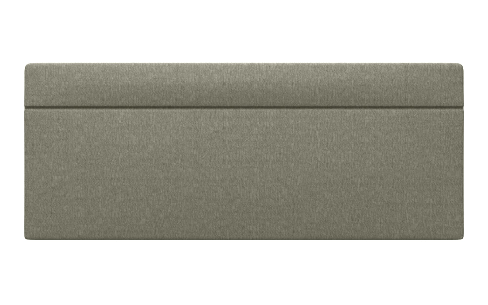 Solitude Headboard 24" High in Graceland Silver