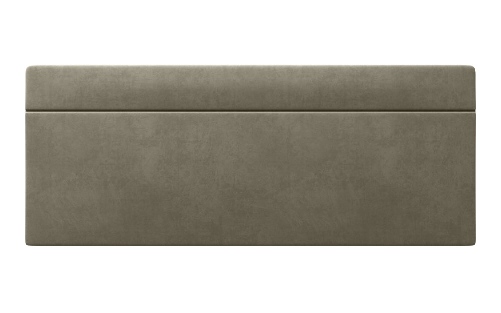 Solitude Headboard 24" High in Plush Velvet Slate