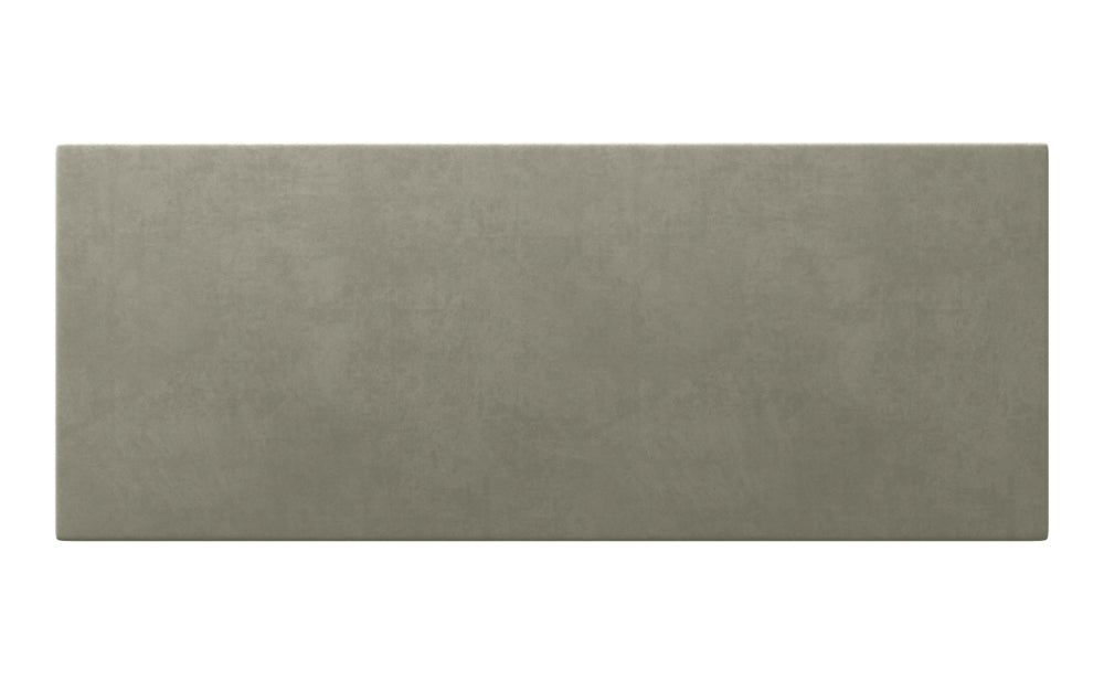 Turin Headboard 24" High in Plush Velvet Silver