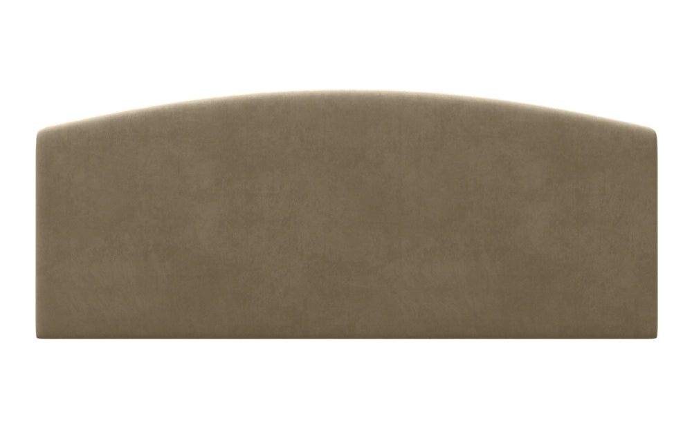 Vouge Headboard 24" High in Plush Velvet Platinum