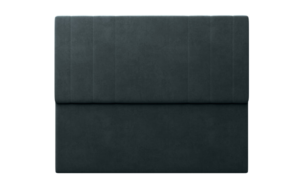 York Headboard 48" High in Plush Velvet Steel