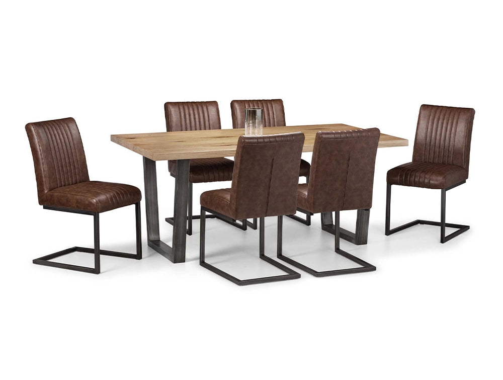 Bronx Dining Table Oak with Bronx Dining Chair