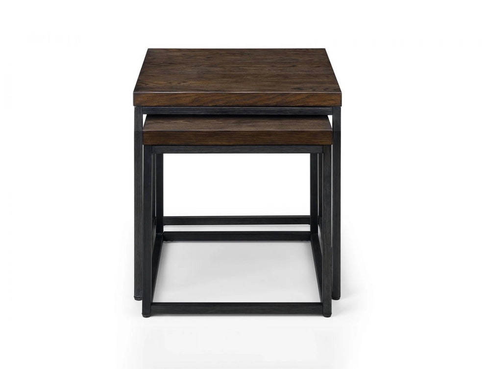 Bronx Nesting Lamp Tables Dark Oak 2