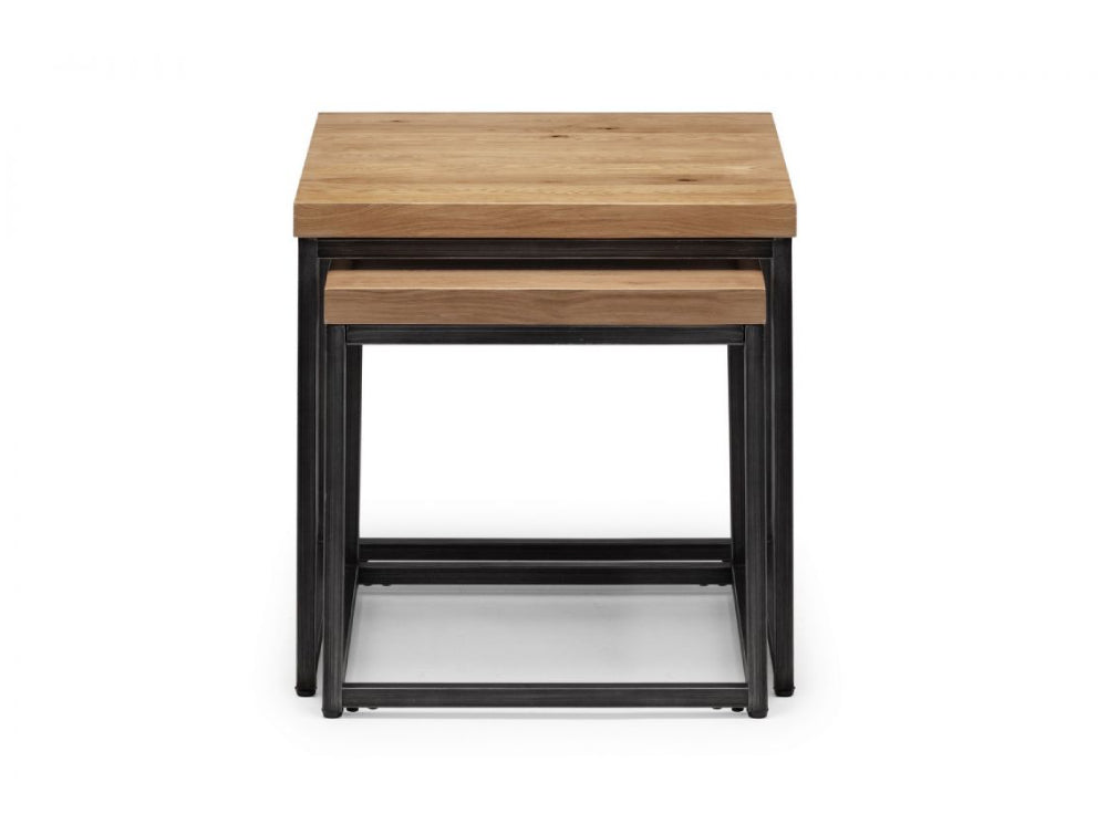 Bronx Nesting Lamp Tables Oak 2