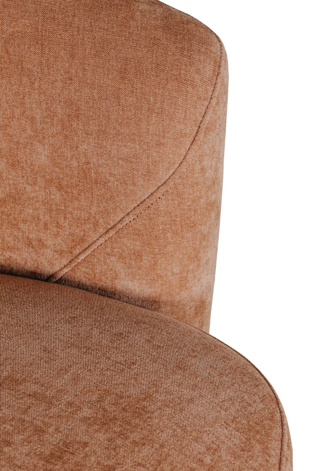 Bryn Swivel Accent Chair Umber Armrest Detail
