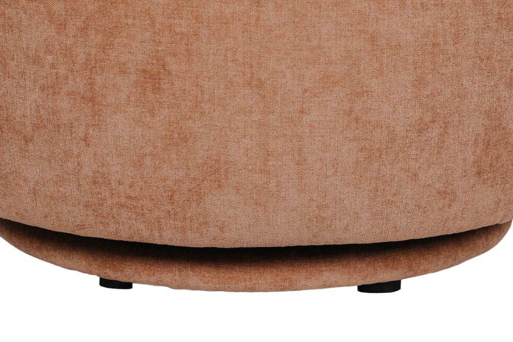 Bryn Swivel Accent Chair Umber Base Detail