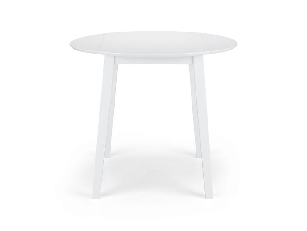 Burren Dropleaf Table White 3