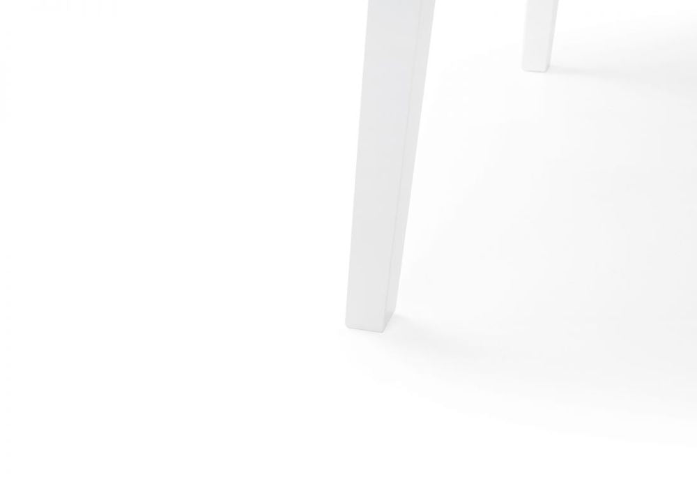 Burren Dropleaf Table White Leg Detail