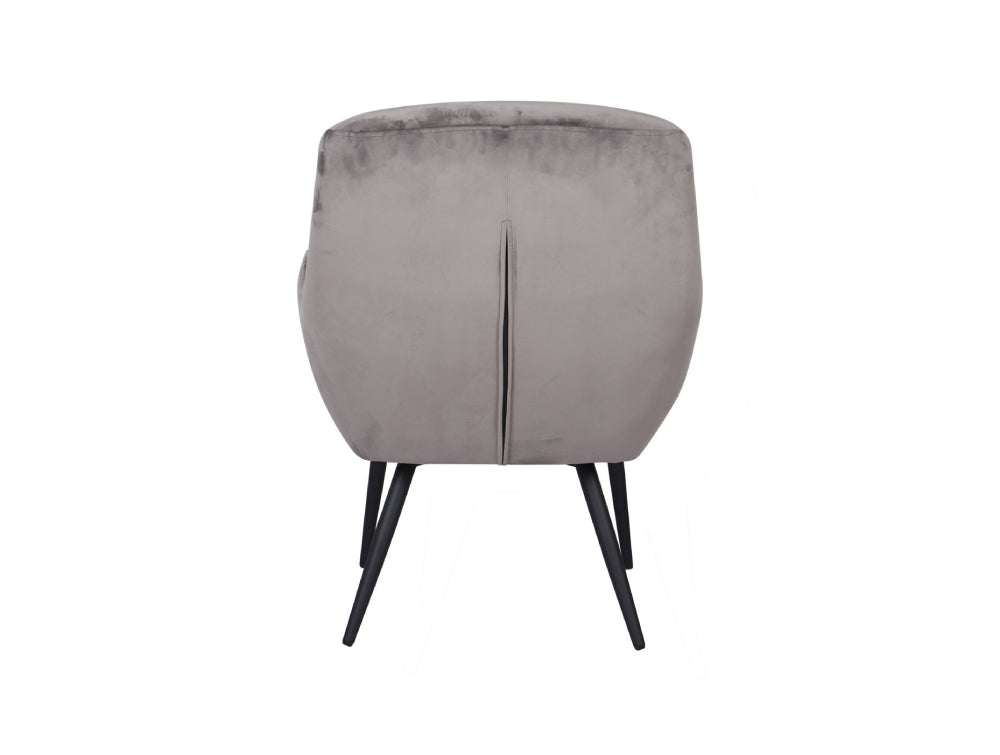 Calla Accent Chair Viola Aluminium 5