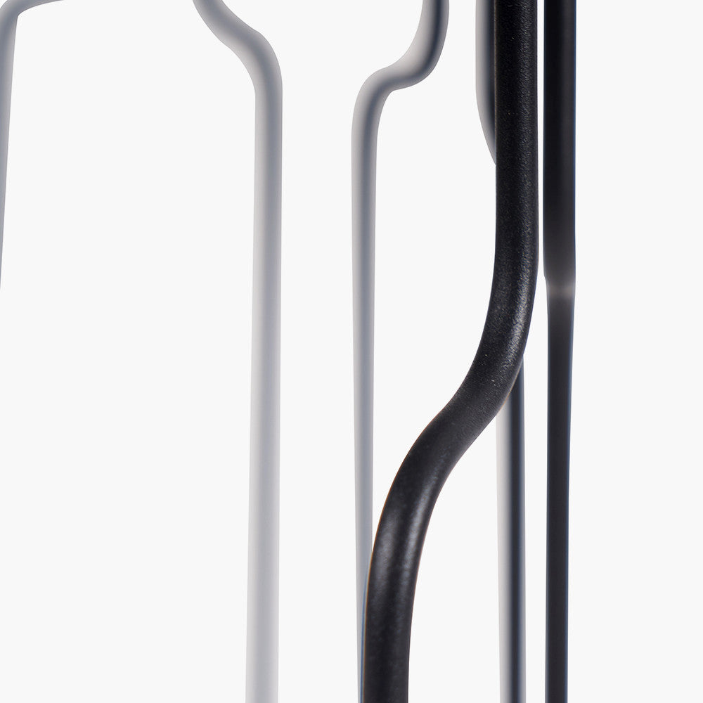 Callie Hall Console Table Black Frame Detail