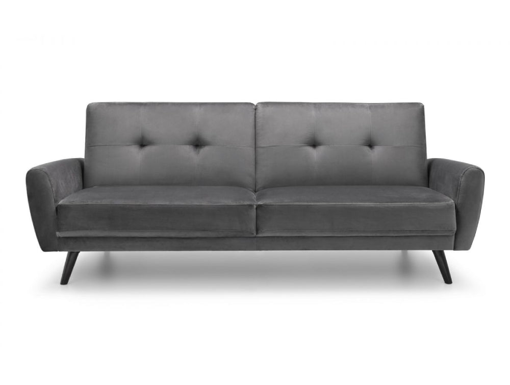 Capri Sofa Bed Dark Grey Velvet 2