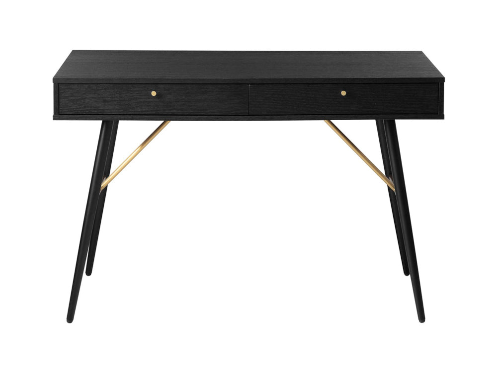 Casa Black and Copper Console Desk 2