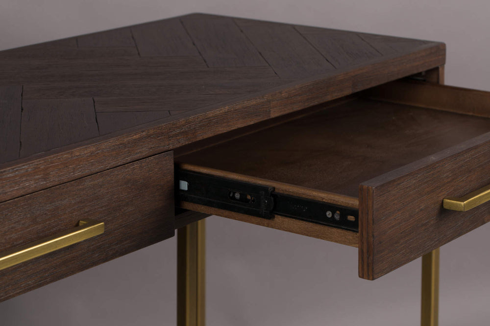 Cedar Hall Console Table Drawer Open Detail