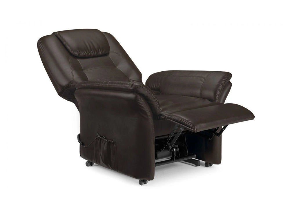 Charlton Rise and Reclining Chair Brown 3