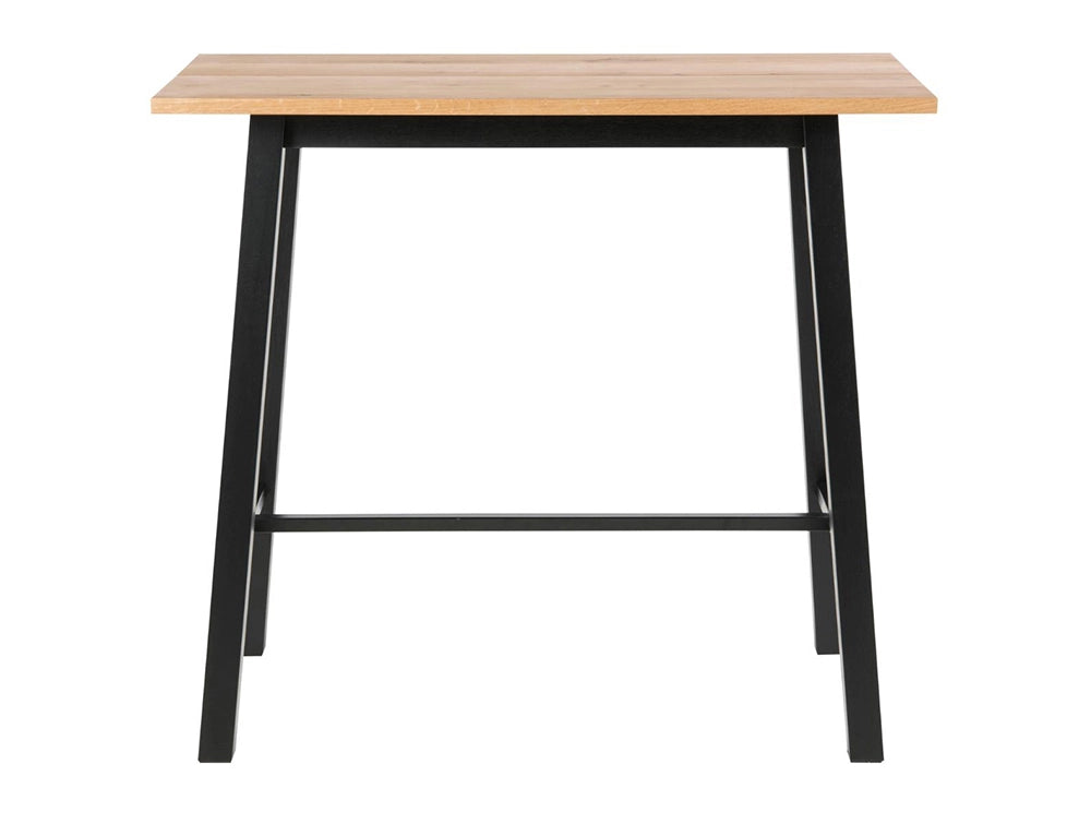 Cher Rectangular Top Bar Table Oak Oiled 2