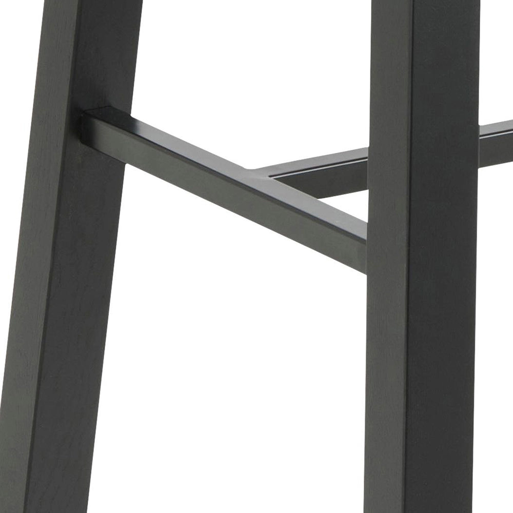 Cher Rectangular Top Bar Table Oak Oiled Leg Detail 2