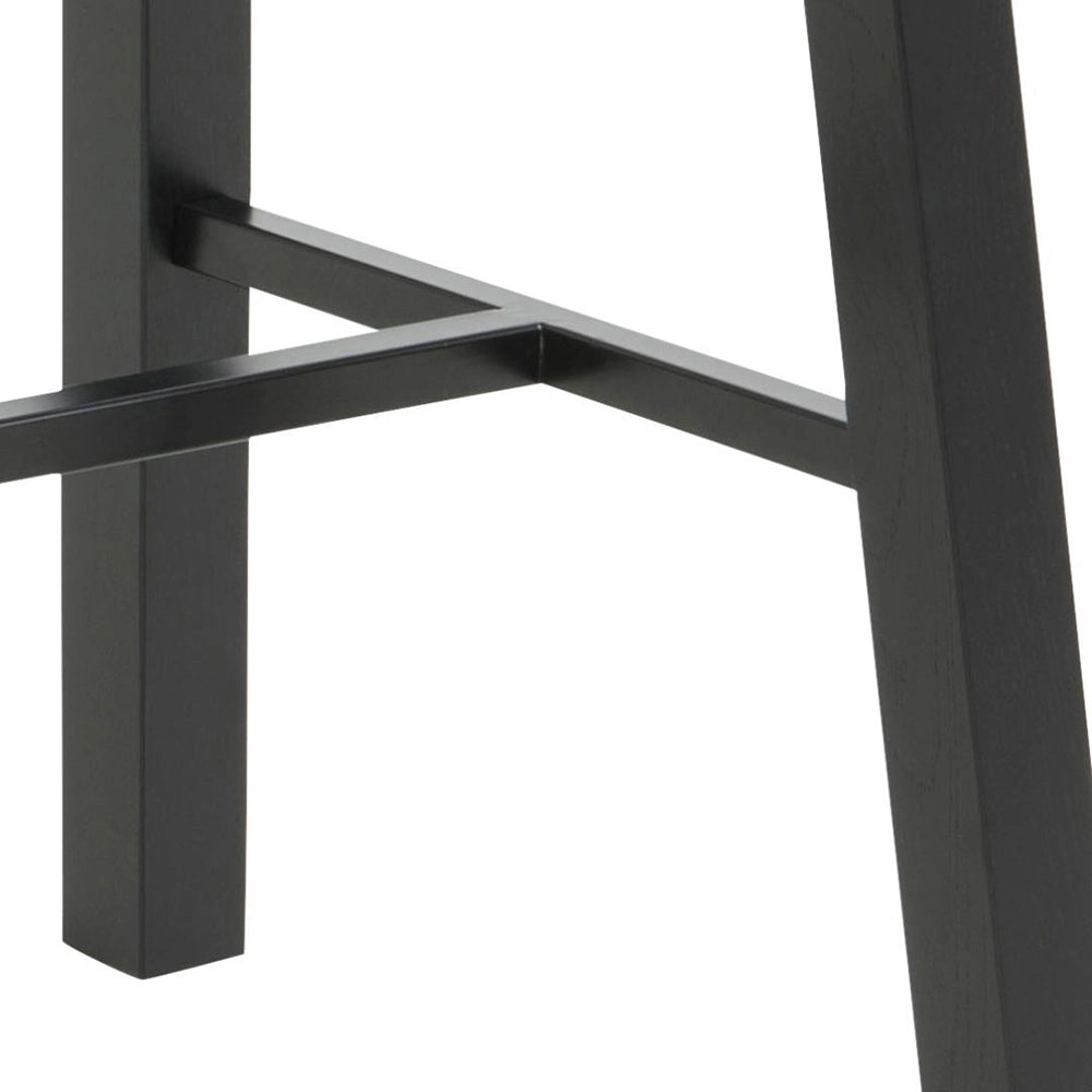Cher Rectangular Top Bar Table Oak Oiled Leg Detail