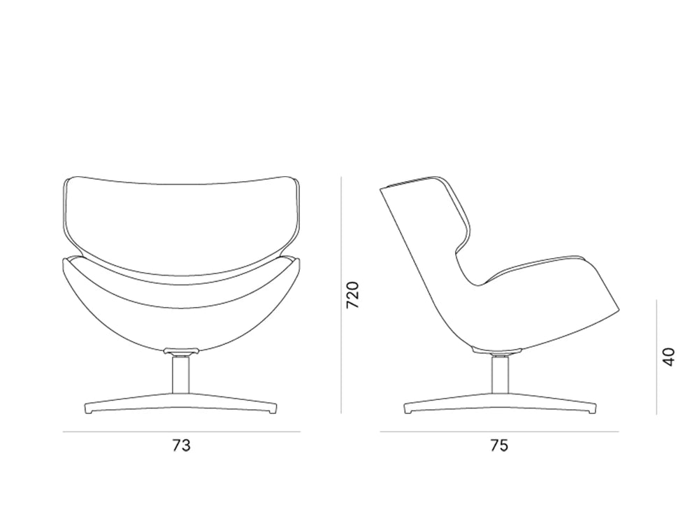 Quadrifoglio Cleopas Soft Seating Dimensions