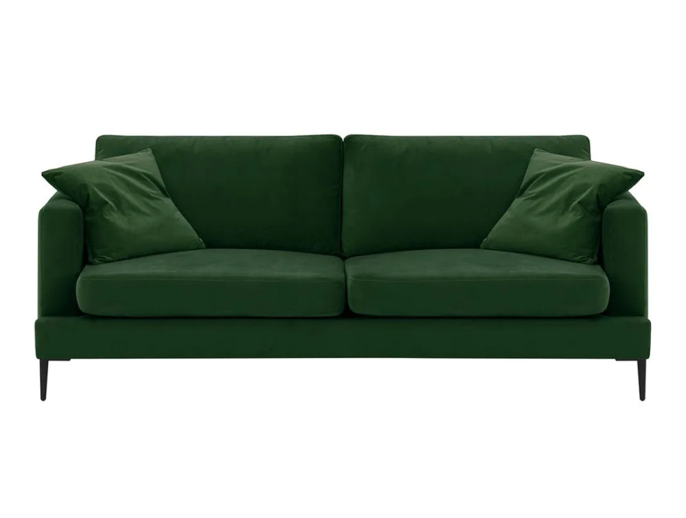 Cody 3 Seater Sofa Dark Green 2