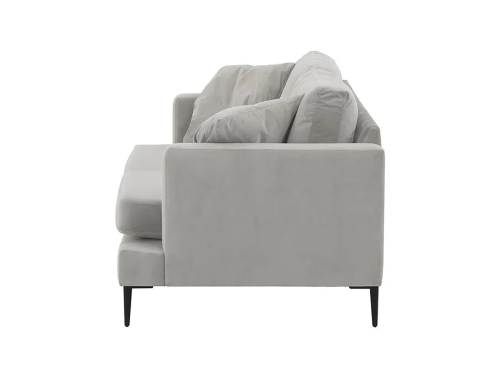 Cody 3 Seater Sofa Silver 3