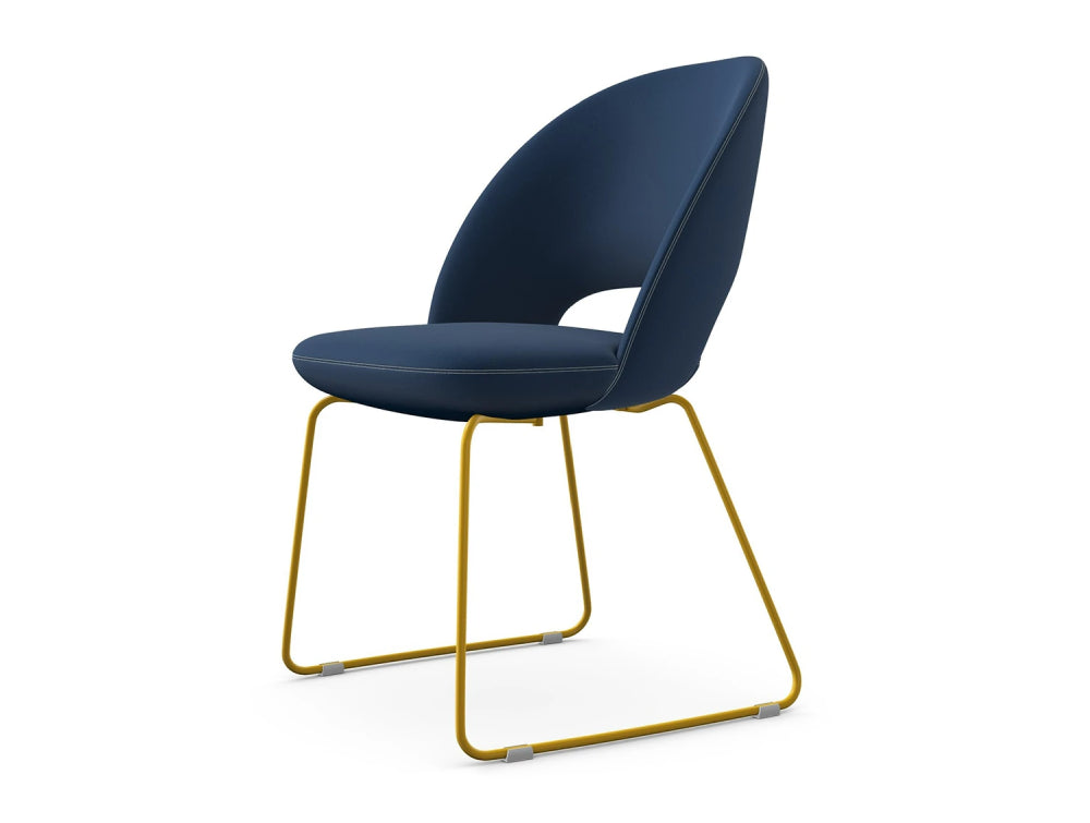 Core Canteen Chair with Skid Frame Base 3