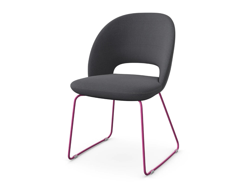 Core Canteen Chair with Skid Frame Base 5