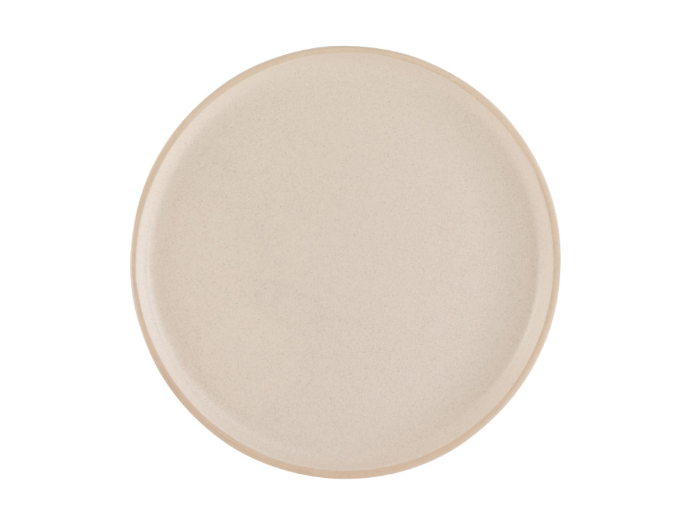 Cream Round Ceramic Medium Plate 2
