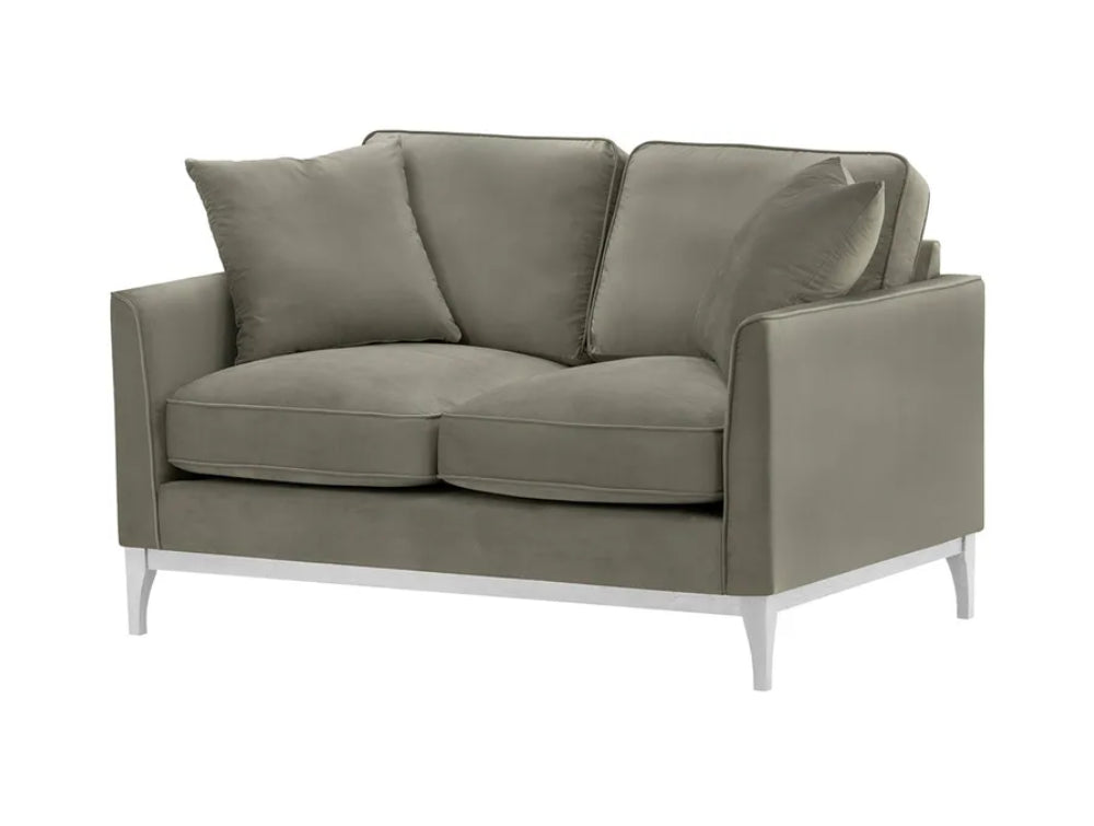 Dalton 2 Seater Sofa - Elephant and White