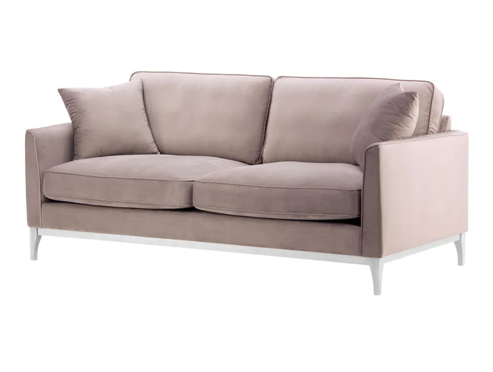 Dalton 3 Seater Sofa - Lilac and White