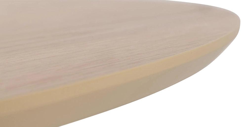 Danica Round Dining Table White Oak Top Detail