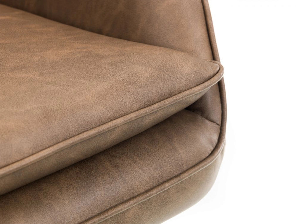 Davie Swivel Armchair Seat Corner Detail