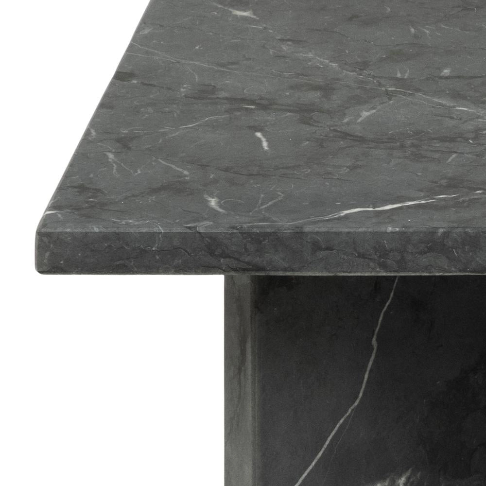 Diego Coffee Table Matte Brown Lacquered Top Corner Detail 3