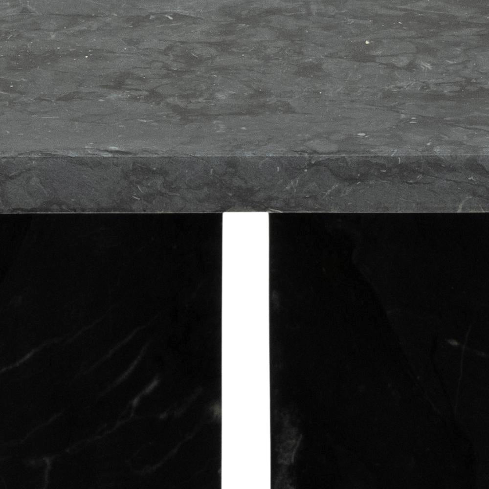 Diego Coffee Table Matte Brown Lacquered Top Side Detail