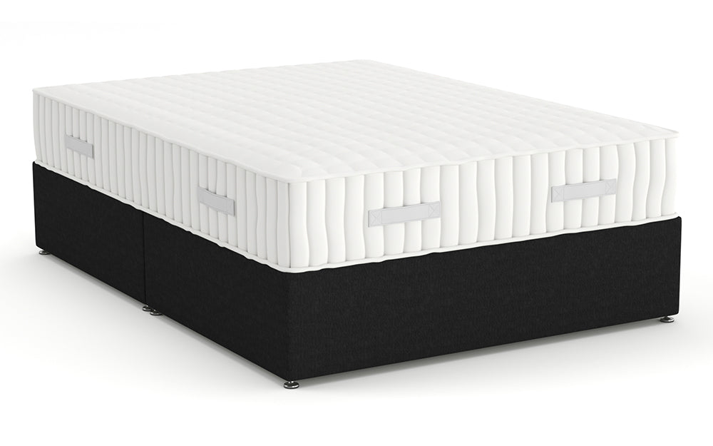 Divan Bed 4'6" Double in Graceland Charcoal