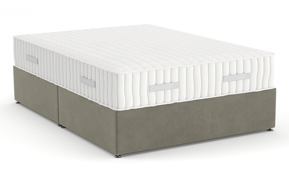 Divan Bed 4'6" Double in Plush Velvet Slate