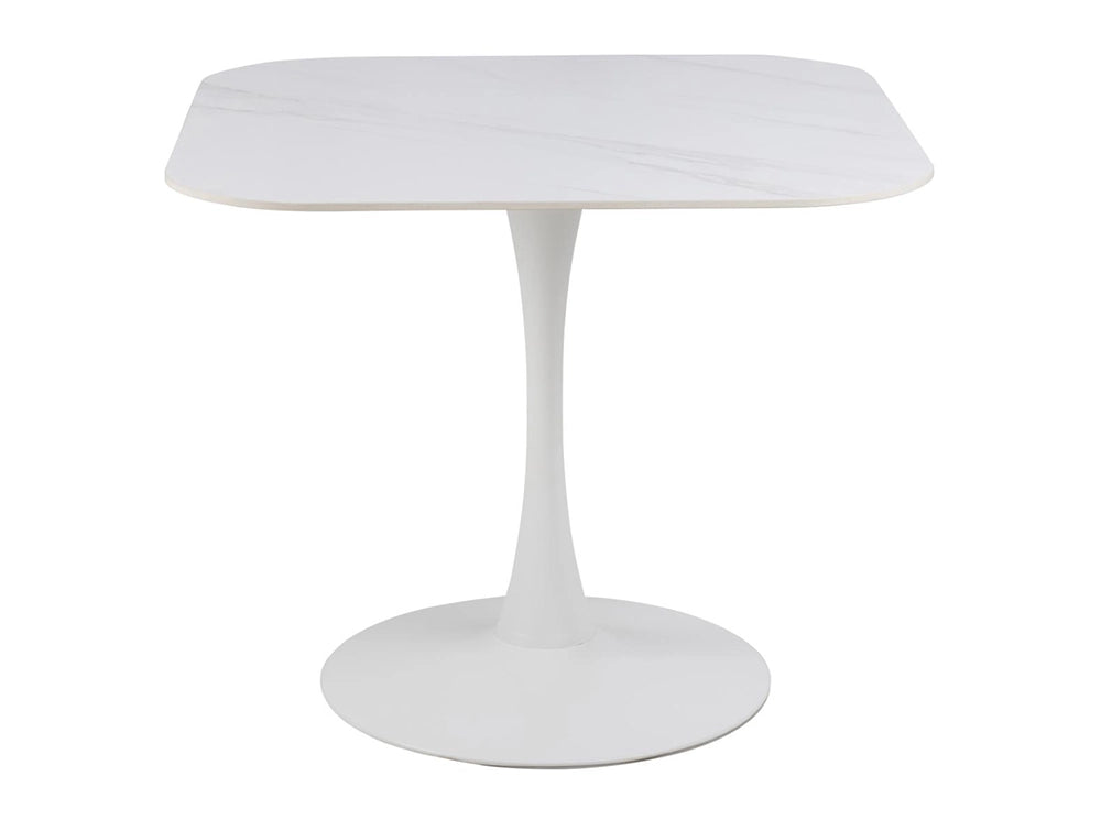 Dune Square Dininig Table White 2
