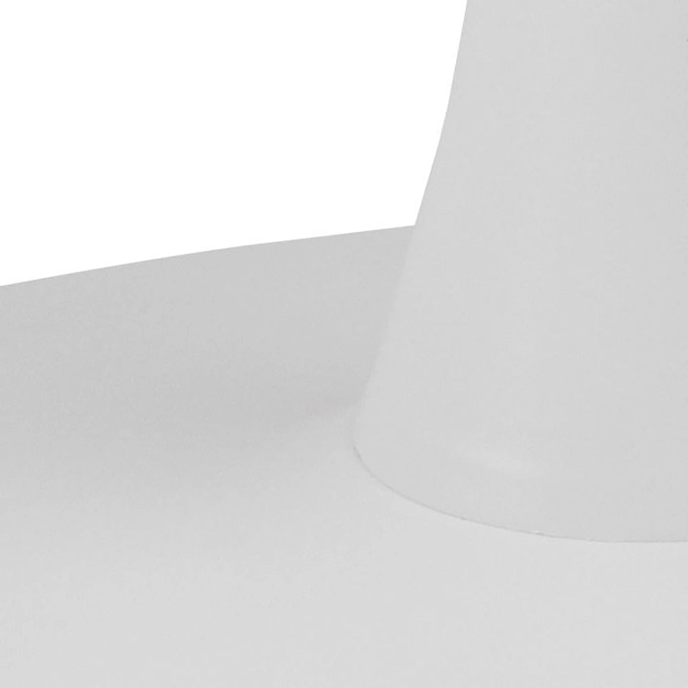 Dune Square Dininig Table White Base Detail