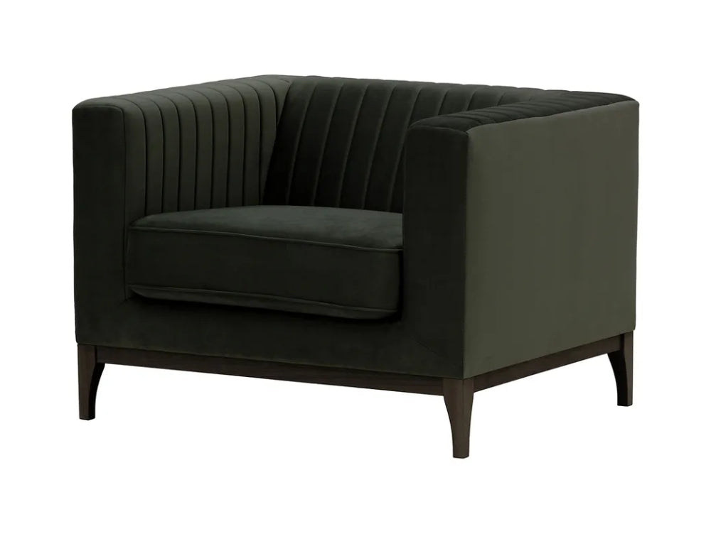 Edwin Armchair - Black and Black