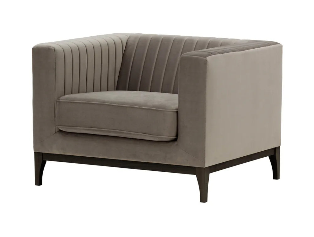 Edwin Armchair - Elephant and Black