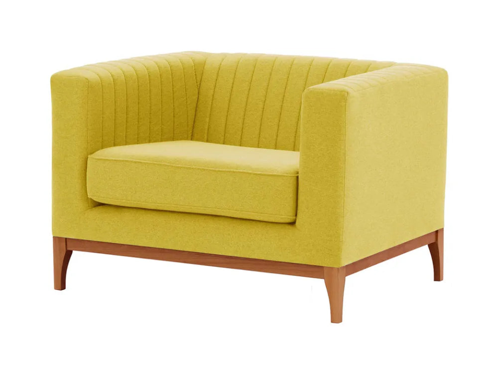 Edwin Armchair - Yellow and Aveo