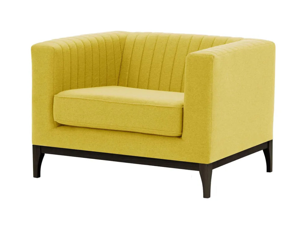 Edwin Armchair - Yellow and Black