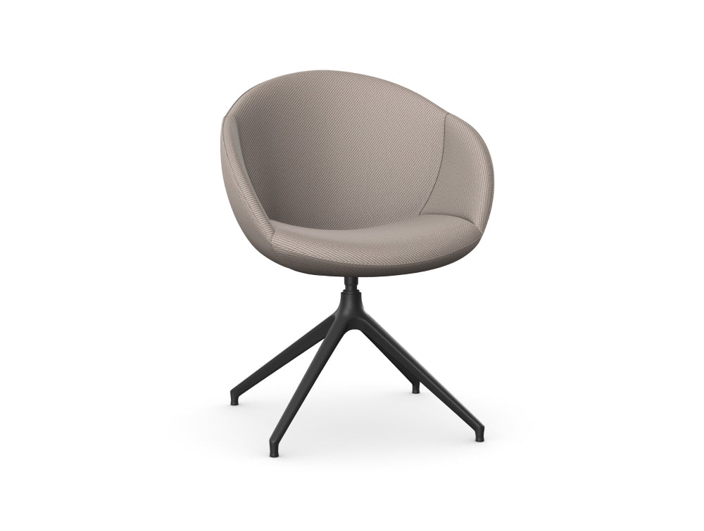 Elena Upholstered Chair with Pyramidal Nylon Legs 3
