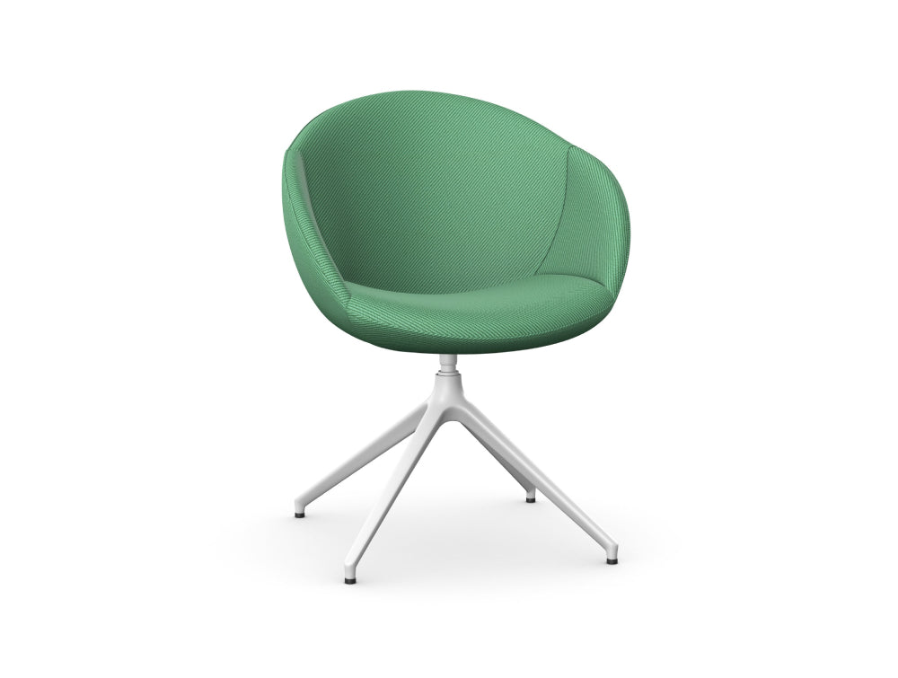 Elena Upholstered Chair with Pyramidal Nylon Legs
