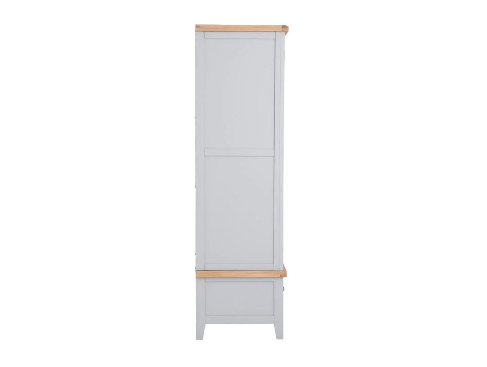 Elias 2 Door Wardrobe Grey 4