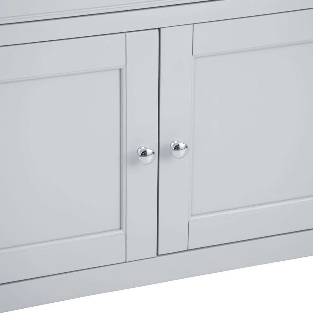 Elias Small Sideboard Grey Door Handle Detail